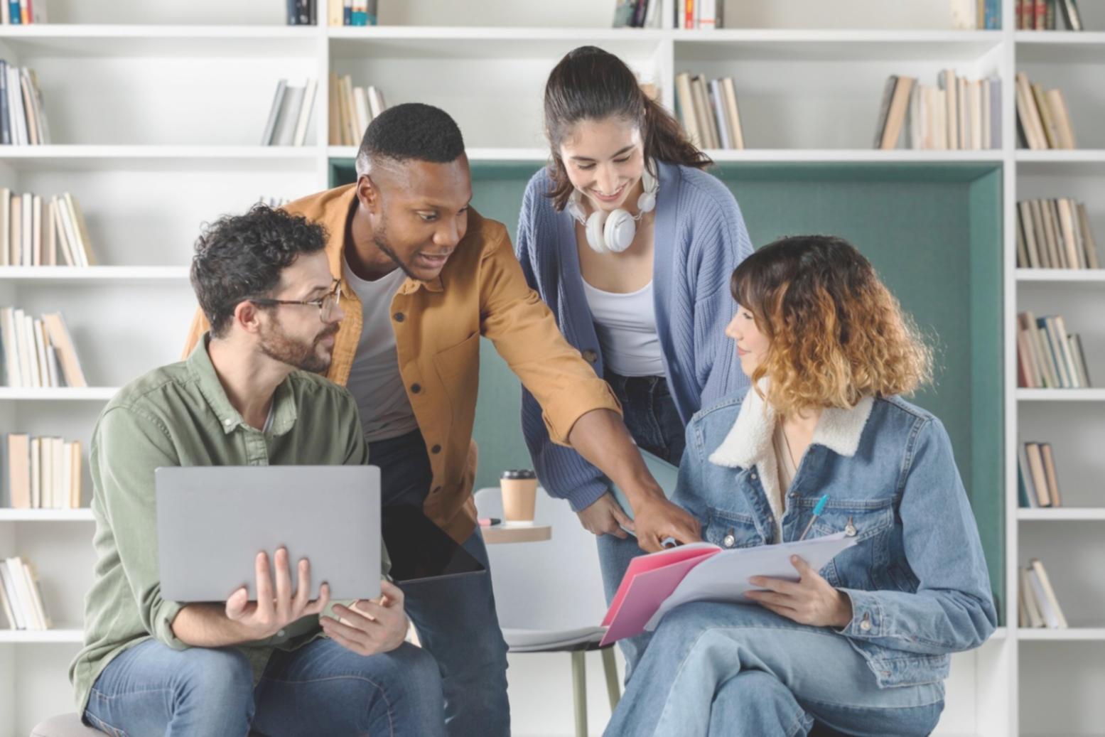 Material de trabajo financiero para socios empresariales